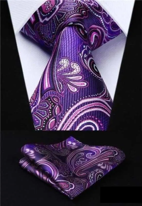 Classic Woven Silk Necktie Set