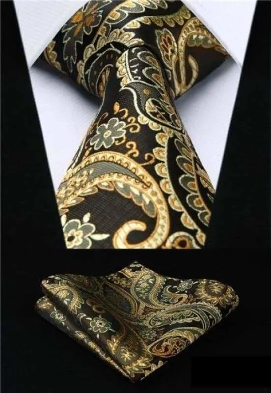 Classic Woven Silk Necktie Set