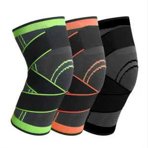 COMPRESSION KNEE BRACE WITH STRAPS