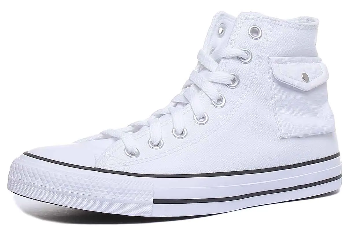 Converse 167045C CT All Star Hi Pocket Trainer In White For Men