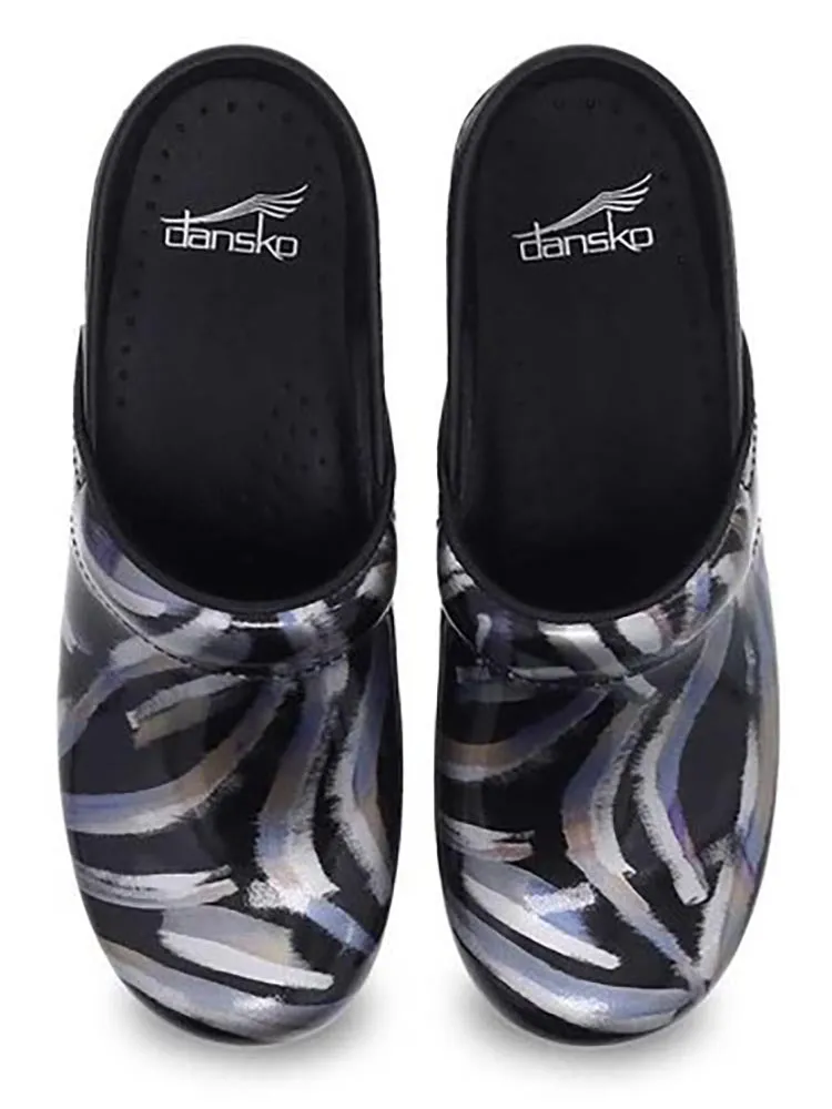 Dansko Professional Nurse's Shoes | Metallic Brush Patent