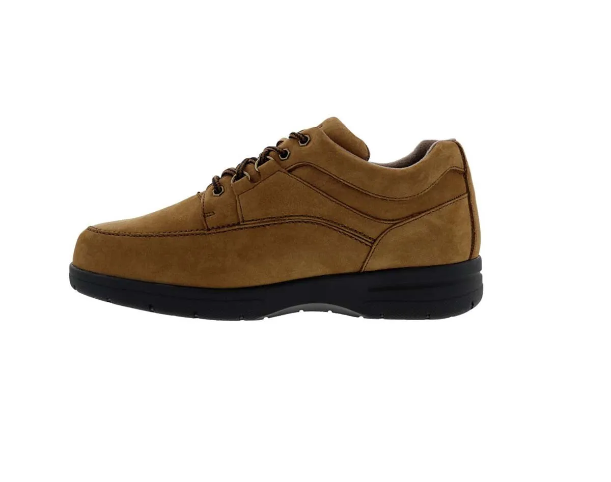 Drew Traveler Mens Casual Shoe In Cognac Nubuck