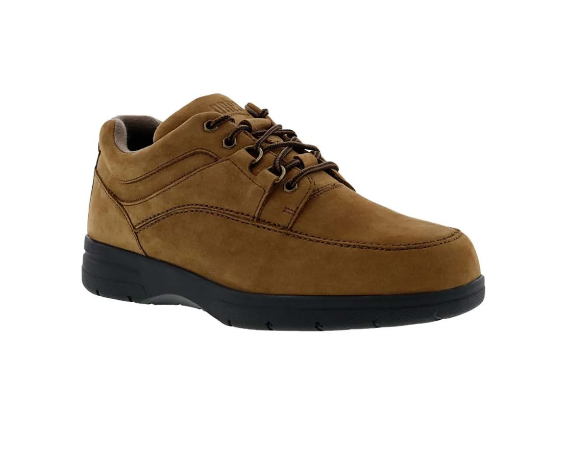 Drew Traveler Mens Casual Shoe In Cognac Nubuck