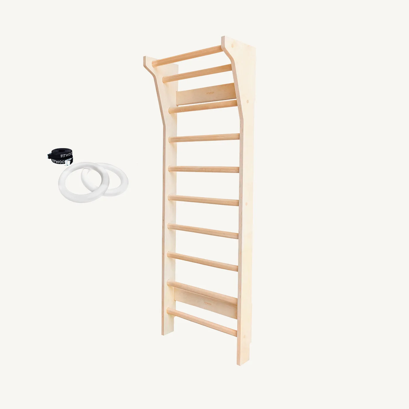 FitWood - TAIMI Mini Wall Bars for Kids - Birch