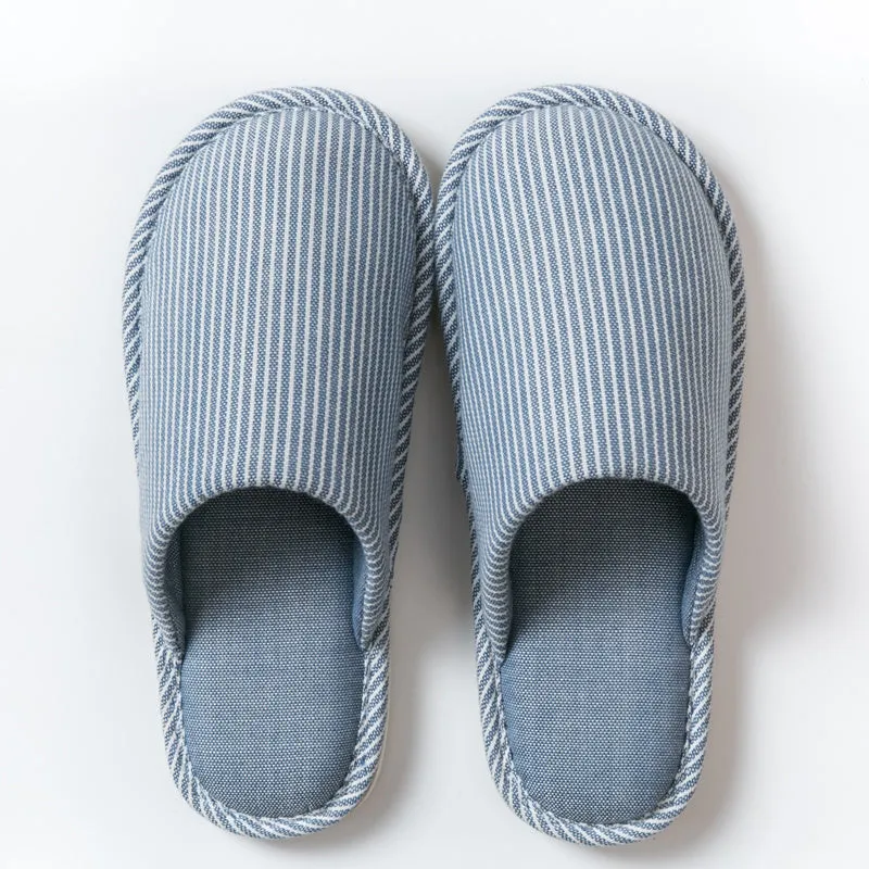 Flax Slipper Female Spring And Autumn Indoor Couple Home With Lovely Antiskid Cotton Hemp Home Pair Of Slippers Summer Man Four Seasons