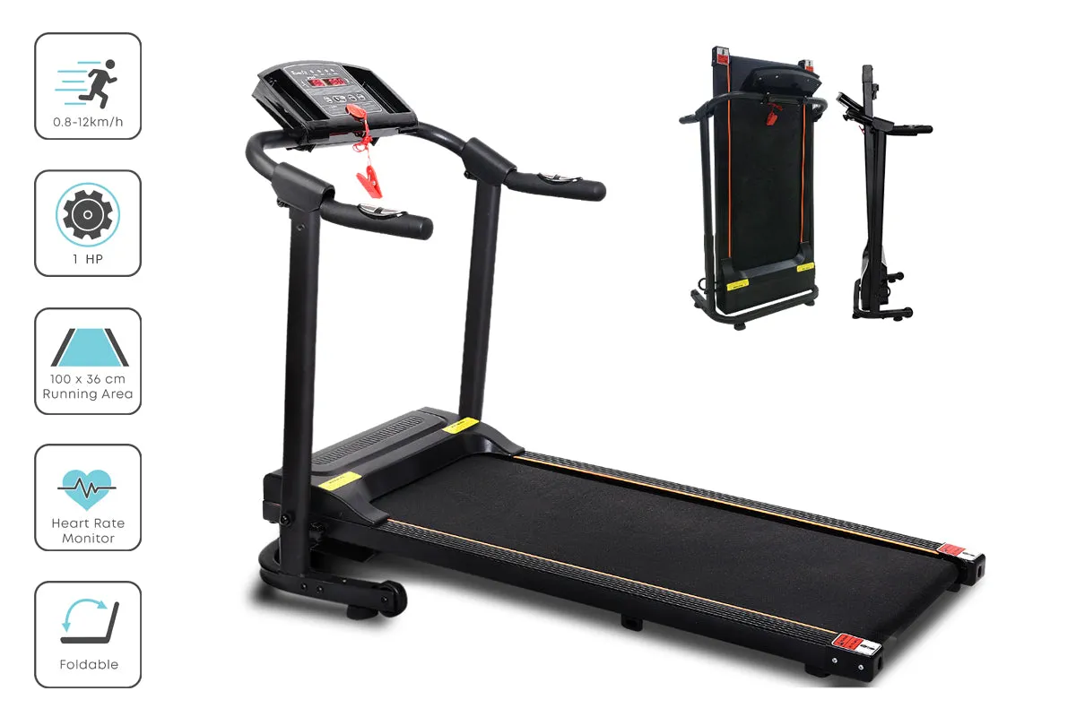 Foldable Electric Treadmill, 12 Programs 12 Speed Levels - Everfit