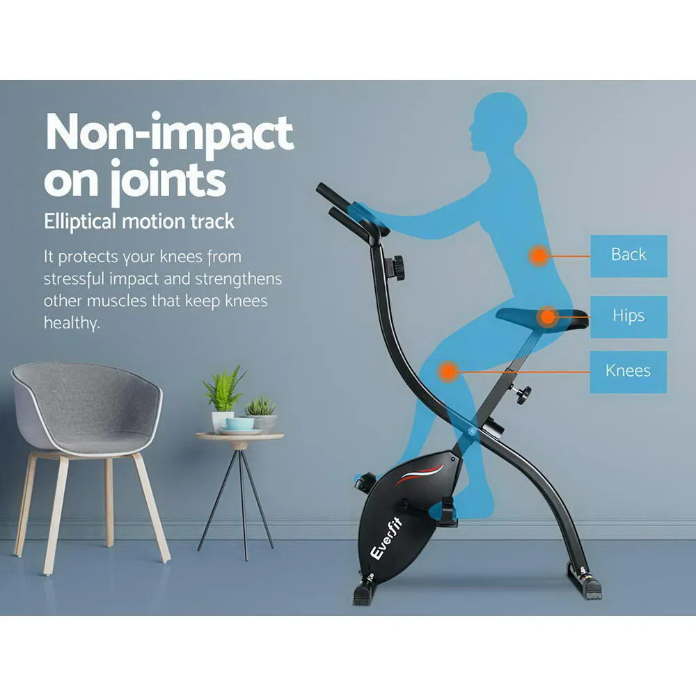 Folding Exercise Bike X-Bike Magnetic Bicycle Cycling Flywheel Fitness Machine