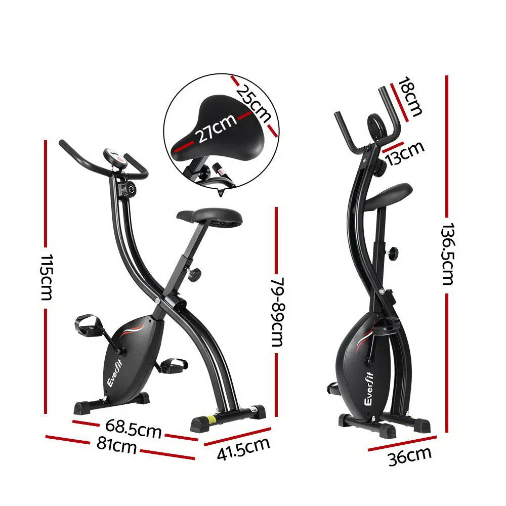 Folding Exercise Bike X-Bike Magnetic Bicycle Cycling Flywheel Fitness Machine