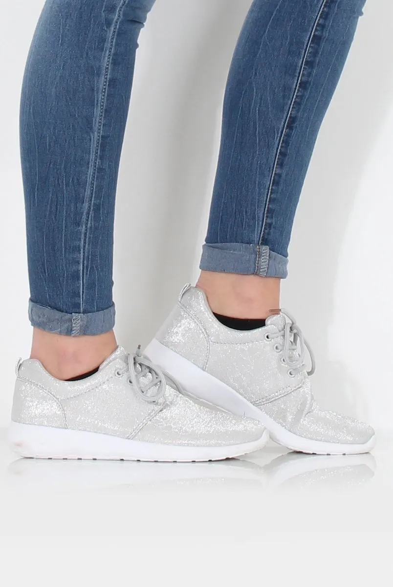 Freyah Silver Trainers