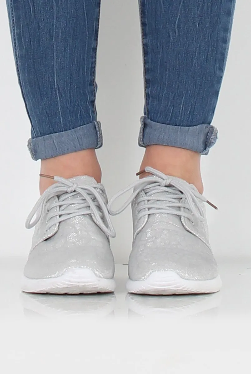 Freyah Silver Trainers