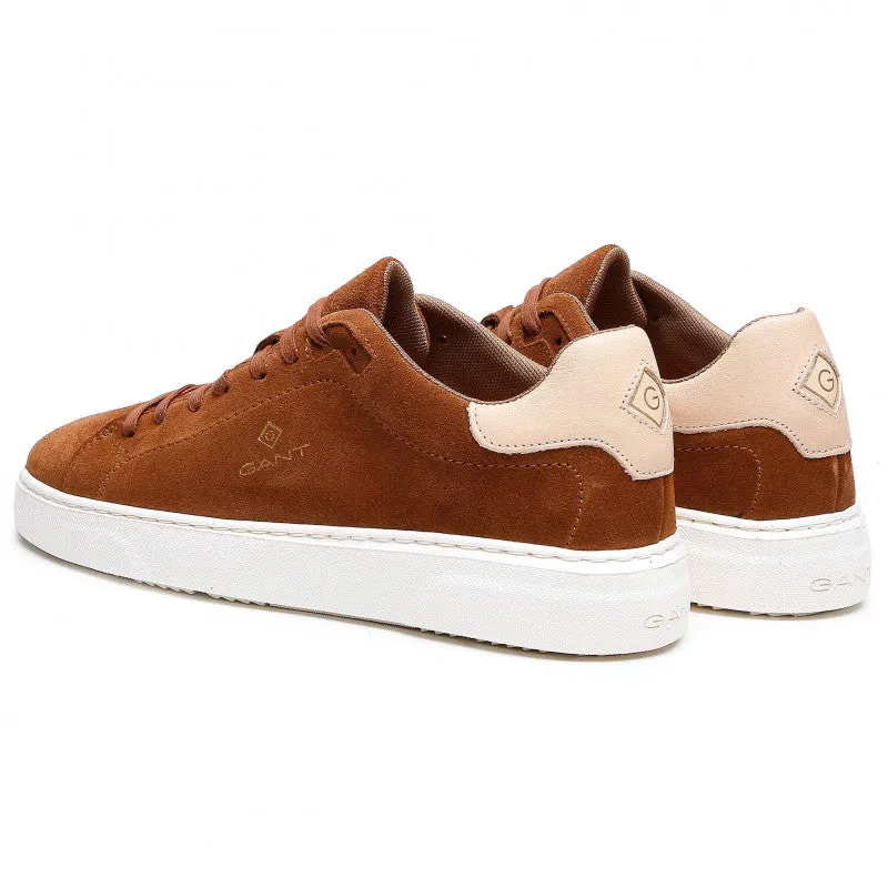 GANT- Joree, Lightweight Suede Trainer, Cognac