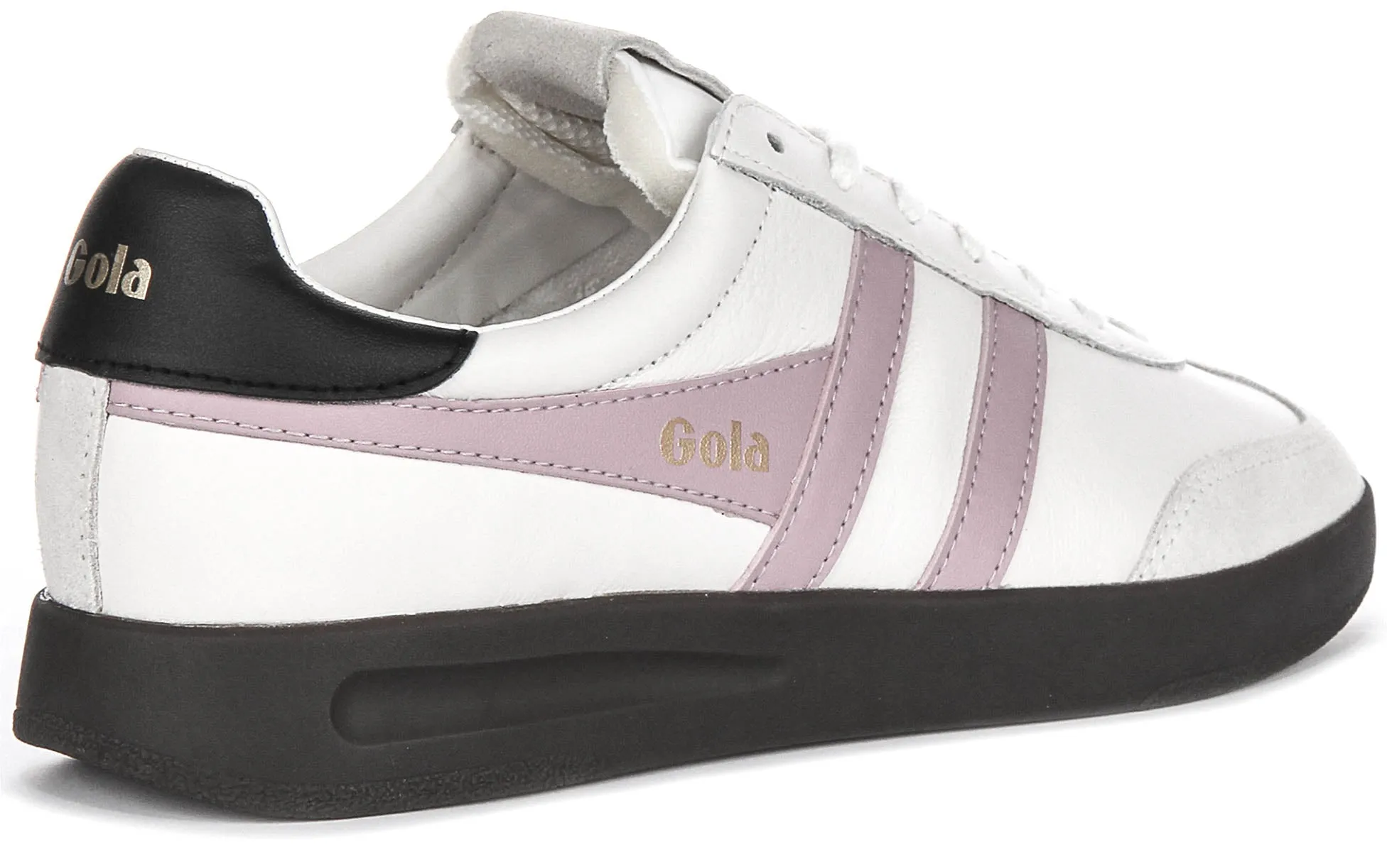 Gola Classics Cyclone Leather In White Pink For Women