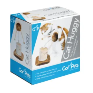 Gor Pets Huggy Cat Spring Toy