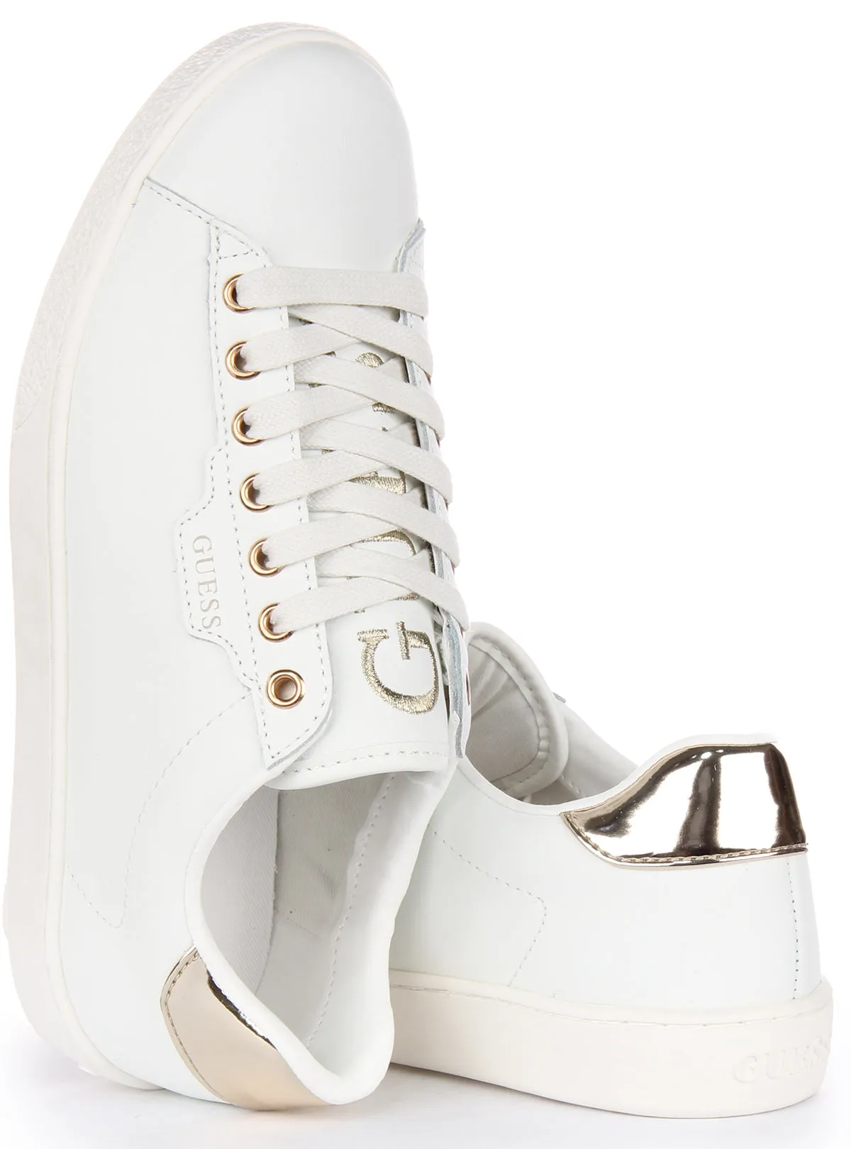 Guess Nolina Active Trainer In White For Women