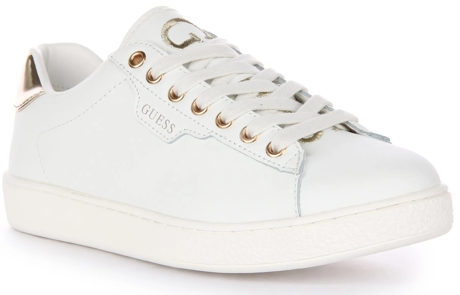 Guess Nolina Active Trainer In White For Women