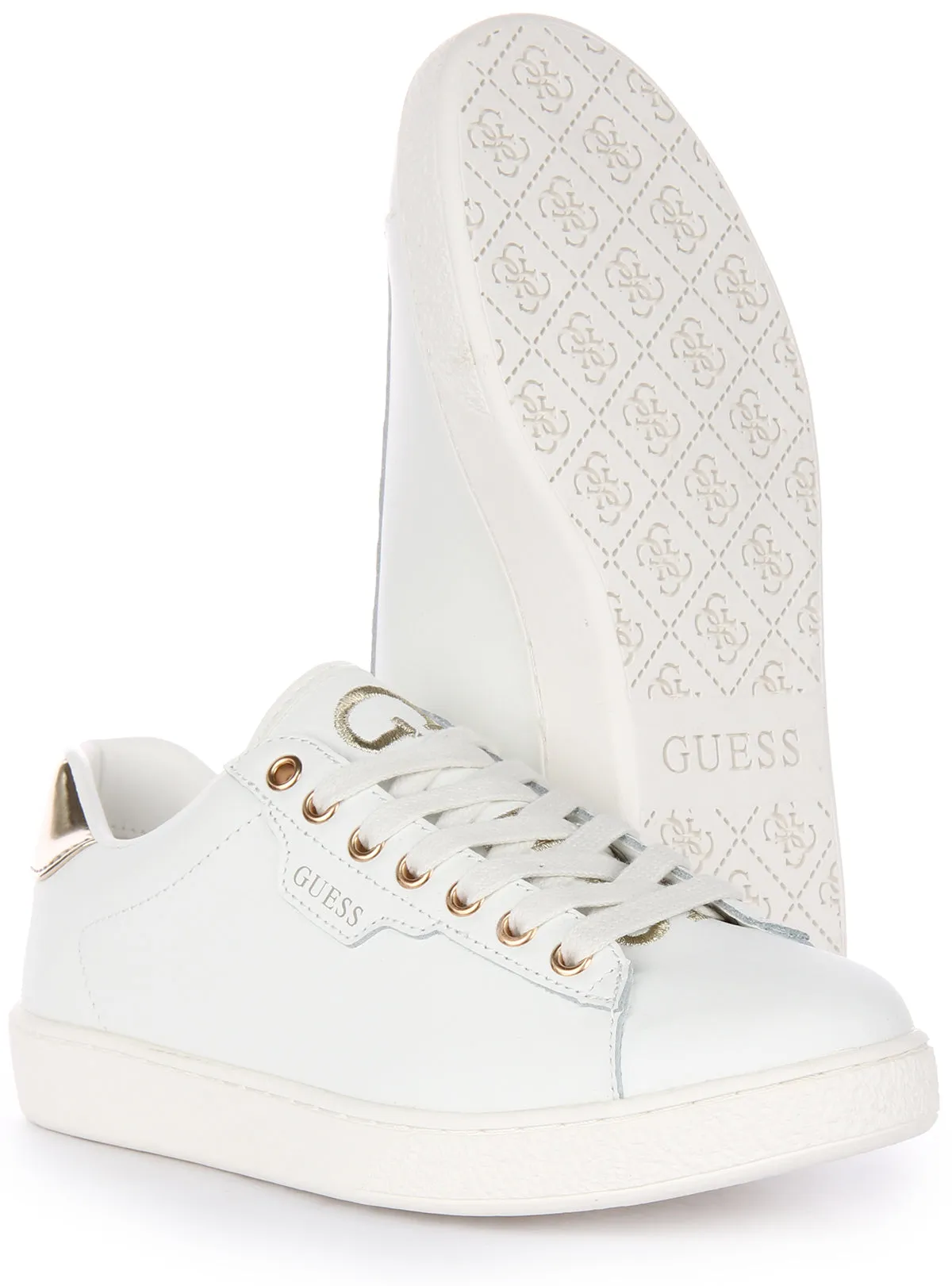 Guess Nolina Active Trainer In White For Women