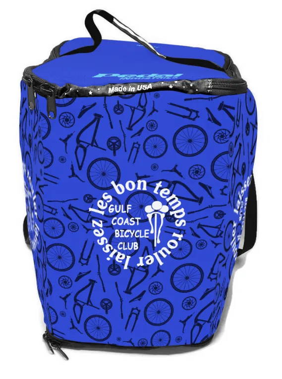 Gulf Coast Bicycle Club 2023 CYCLING RACEDAY BAG™ BLUE