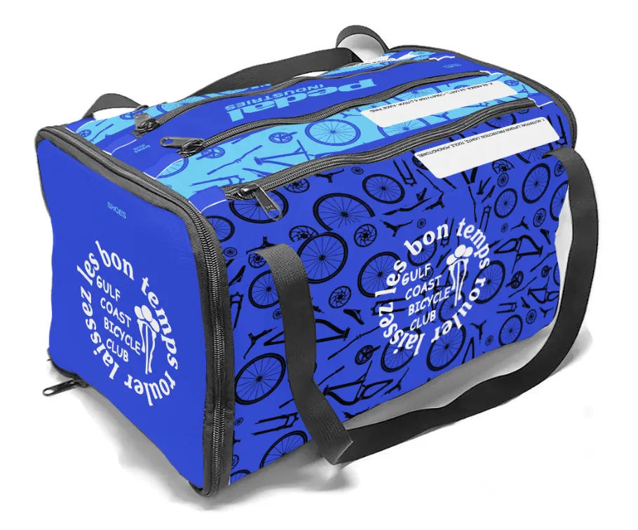 Gulf Coast Bicycle Club 2023 CYCLING RACEDAY BAG™ BLUE