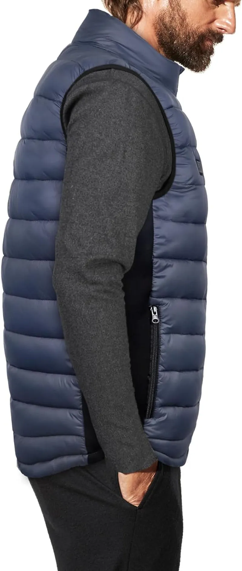 Heated Vest for Men with Battery Pack Included, Rechargeable Heated Jacket Coat Electric Heating Vests for Winter