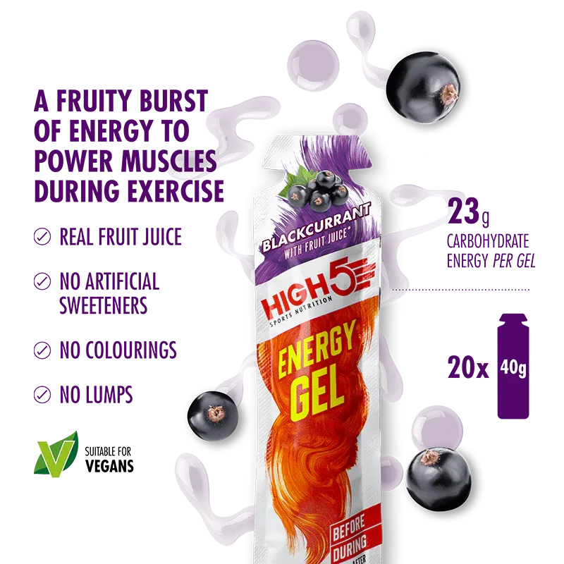 High 5 Energy Gel | Blackcurrant