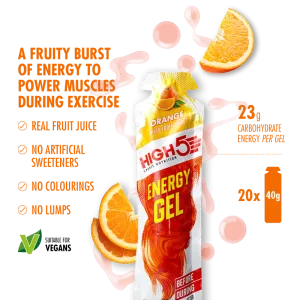 High 5 Energy Gel | Orange