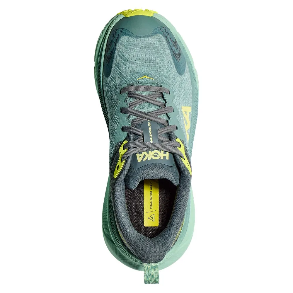 Hoka 1134502-TBGRN Challenger 7 GTX Waterproof Trail Running Shoes for Ladies - Trellis/Balsam Green - 11M