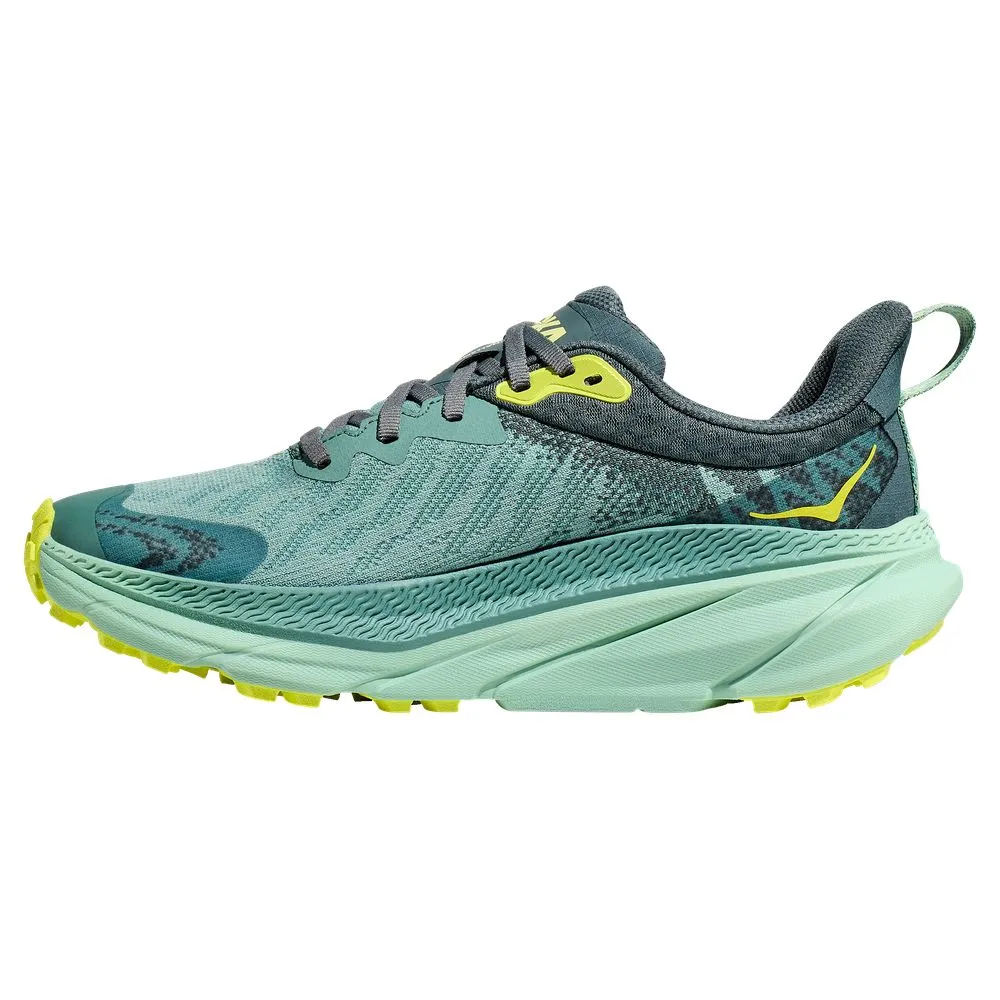 Hoka 1134502-TBGRN Challenger 7 GTX Waterproof Trail Running Shoes for Ladies - Trellis/Balsam Green - 11M