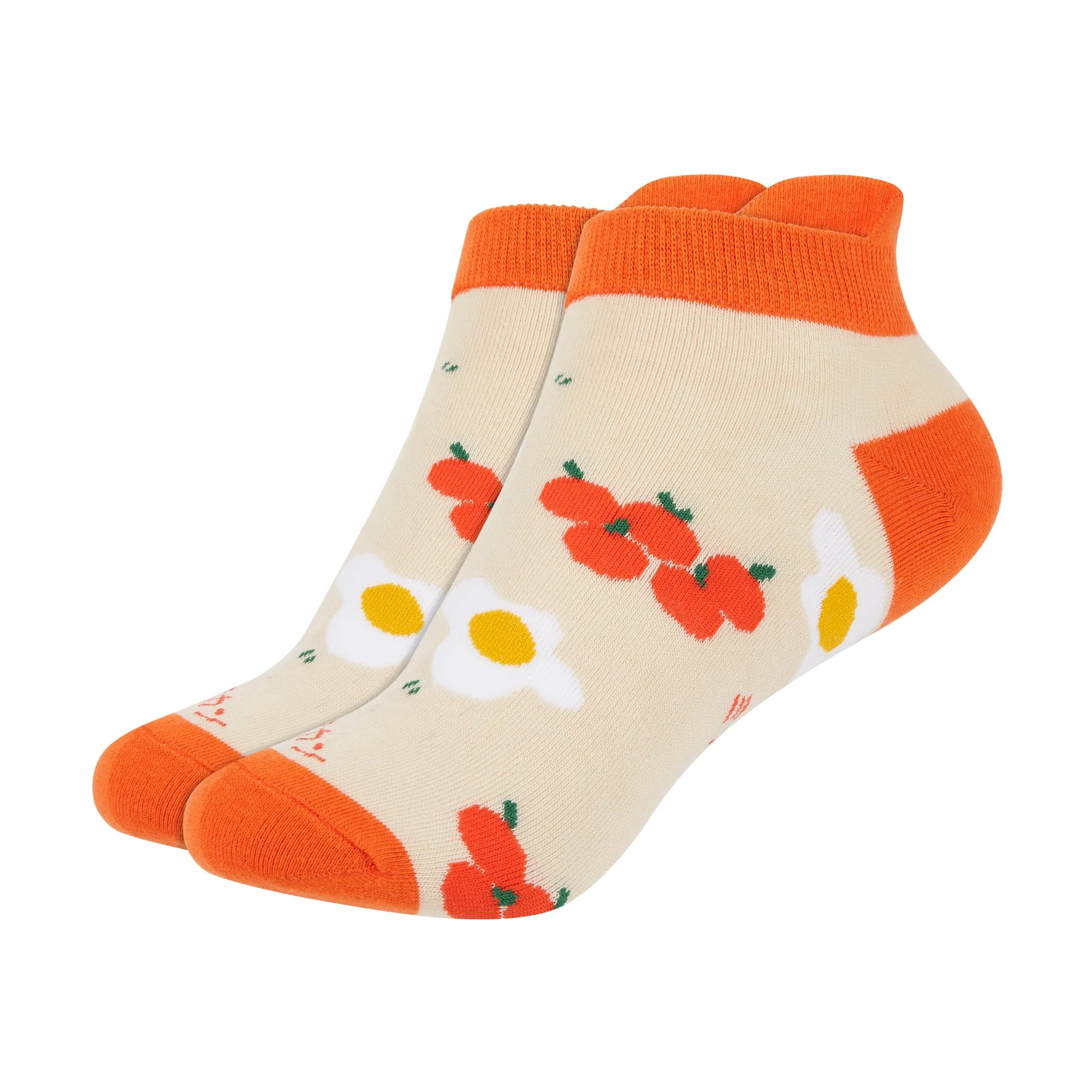 IDENTITY Apparel Women's Printed Ankle Socks with Heel Tab