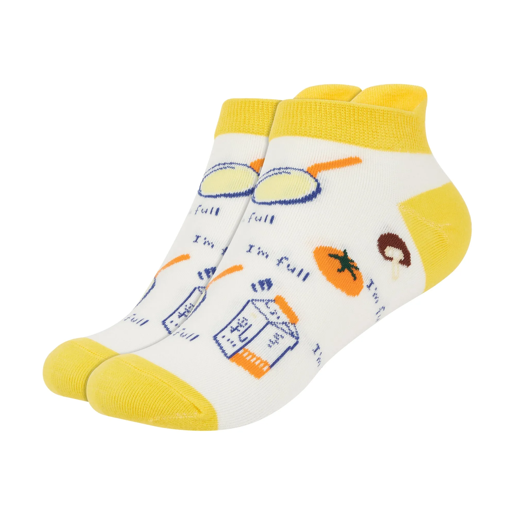 IDENTITY Apparel Women's Printed Ankle Socks with Heel Tab