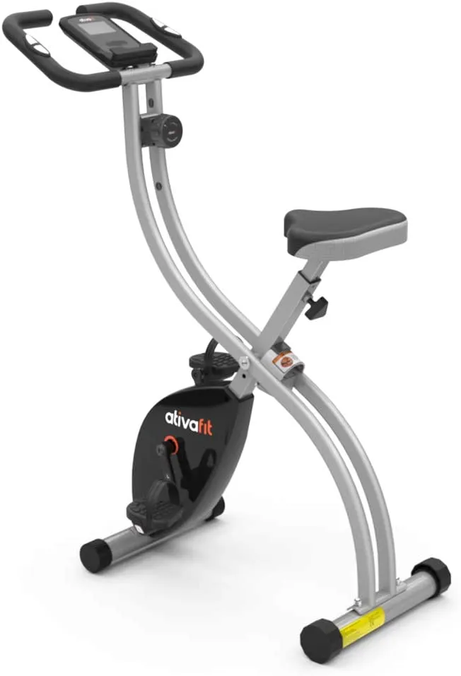 Indoor Cycling Bike Folding Magnetic Upright Exercise Bike