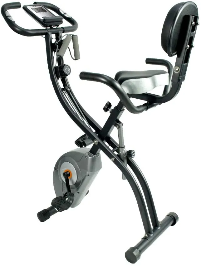 Indoor Cycling Bike Folding Magnetic Upright Exercise Bike