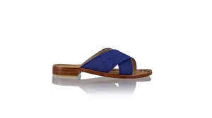 Ines No Strap 20mm Flat - Denim Blue