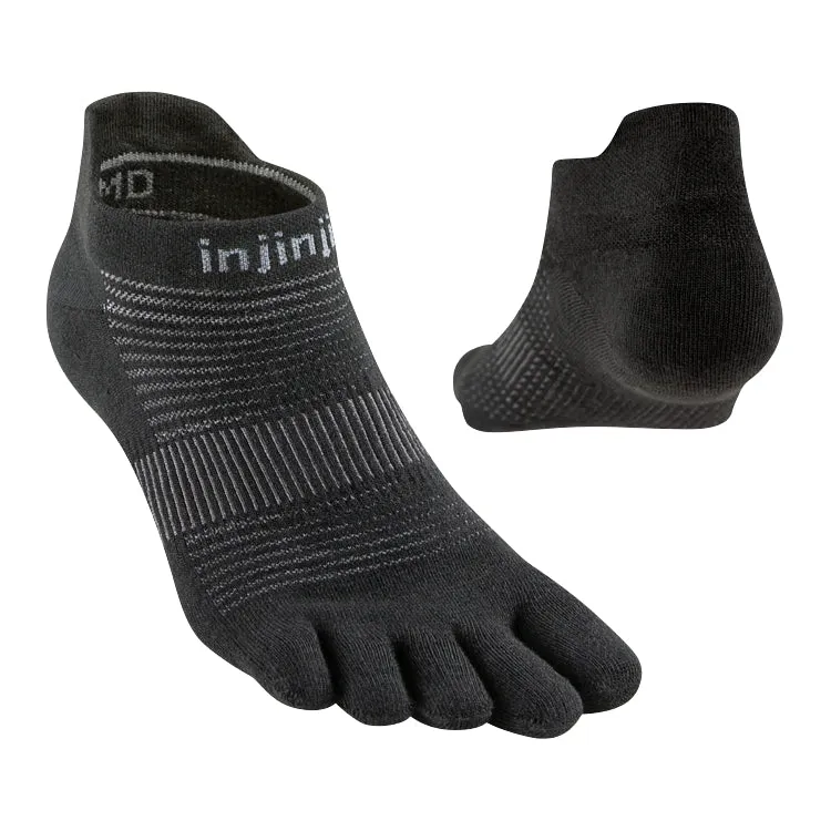 Injinji LW No Show Black