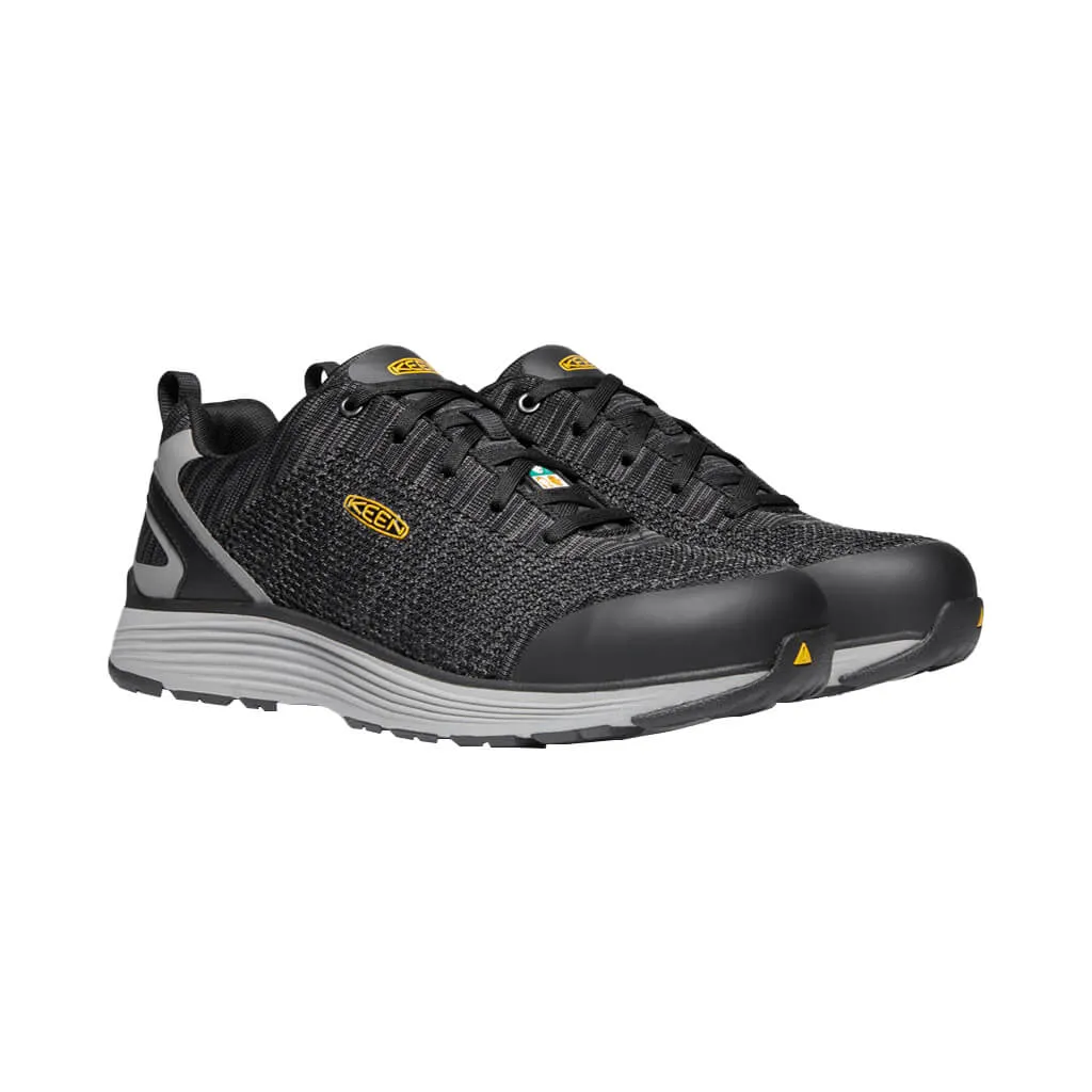 KEEN 1024201 Men's CSA Black Sparta Low Aluminum Toe Safety Work Shoes