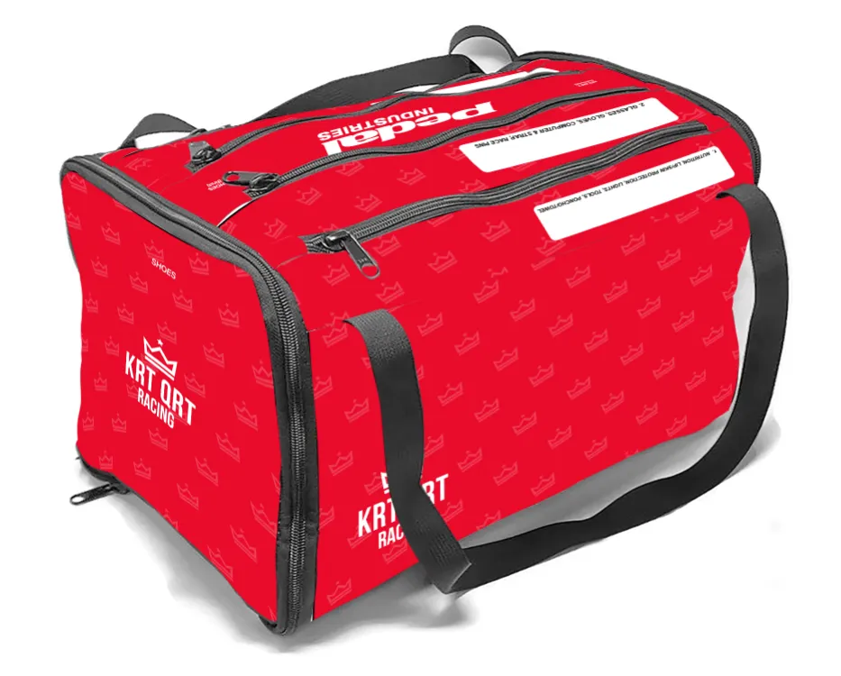 KRT QRT Racing 2024 CYCLING RACEDAY BAG™ RED