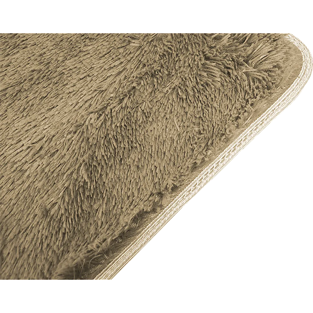 Large Shaggy Beige Area Rug, Non-Slip, Soft 200x140cm