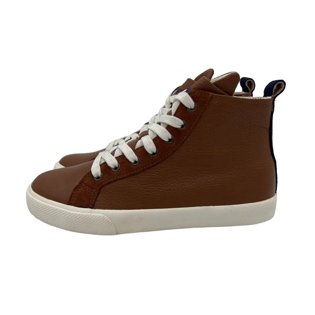 Leather High-Top Zip Sneaker