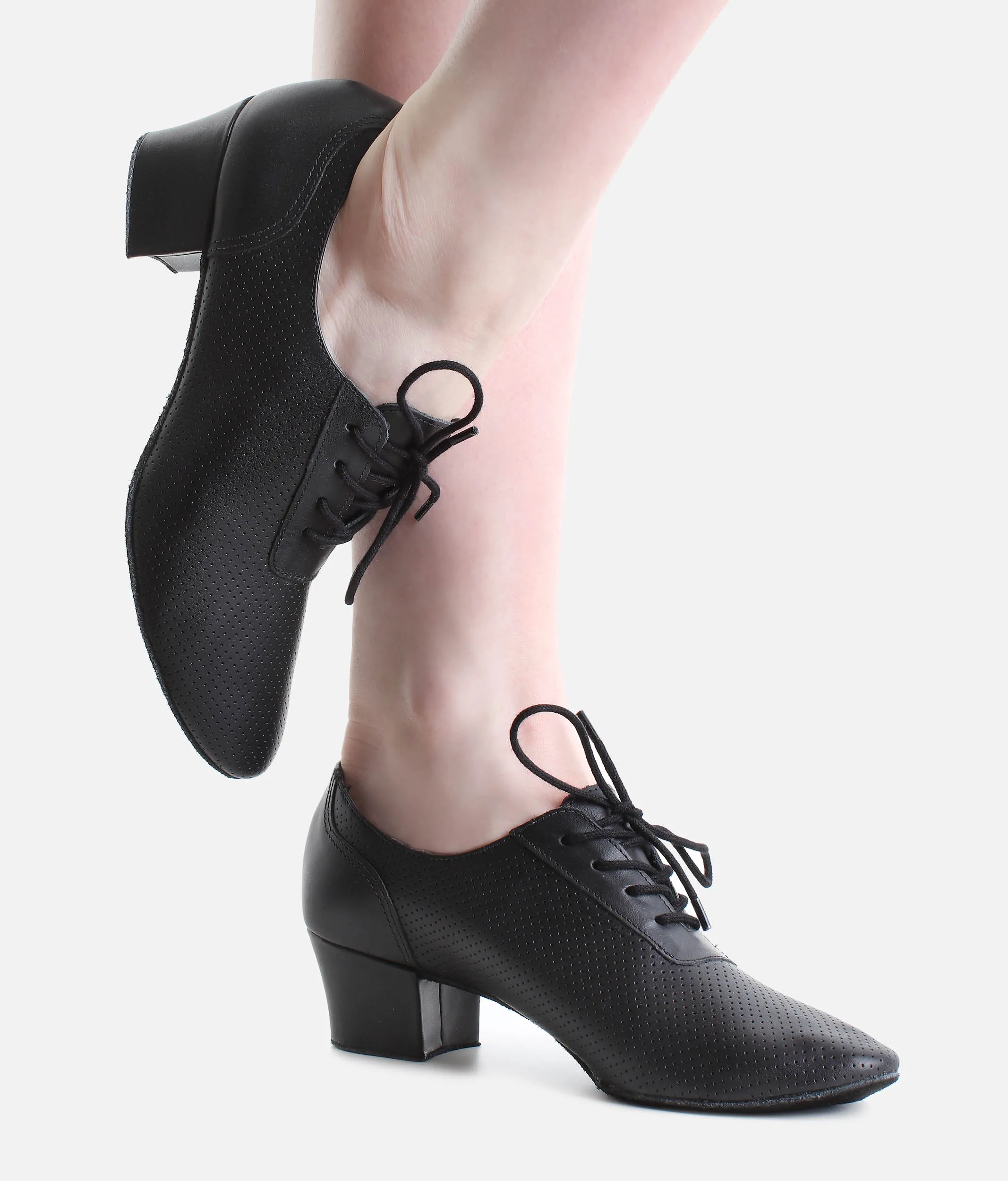 Leather Lace-Up Ballroom Shoe, Practice Shoes - BL54