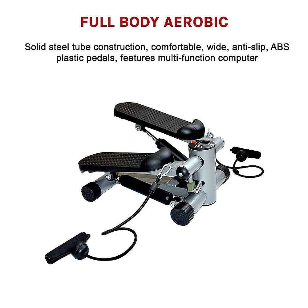 Lightweight Portable Aerobic Stepper with Anti-Slip Pedals