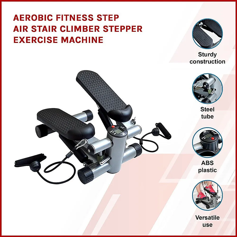 Lightweight Portable Aerobic Stepper with Anti-Slip Pedals