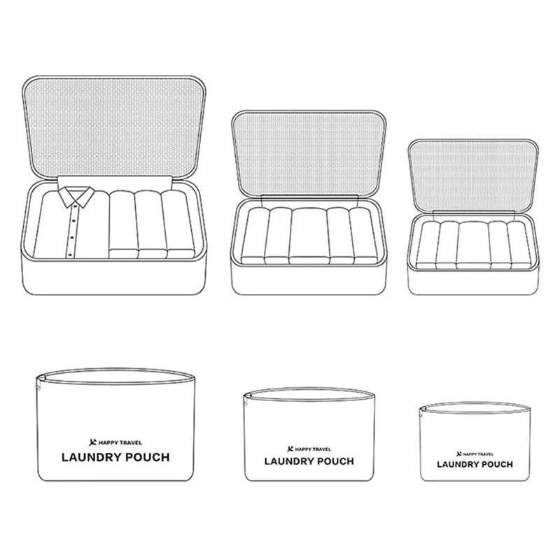 Luggage Packing Organizer Set