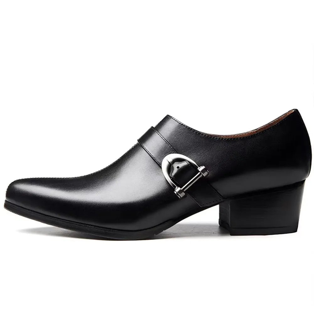 LuxePoint Exquisite Leather Monkstrap Dress Shoes