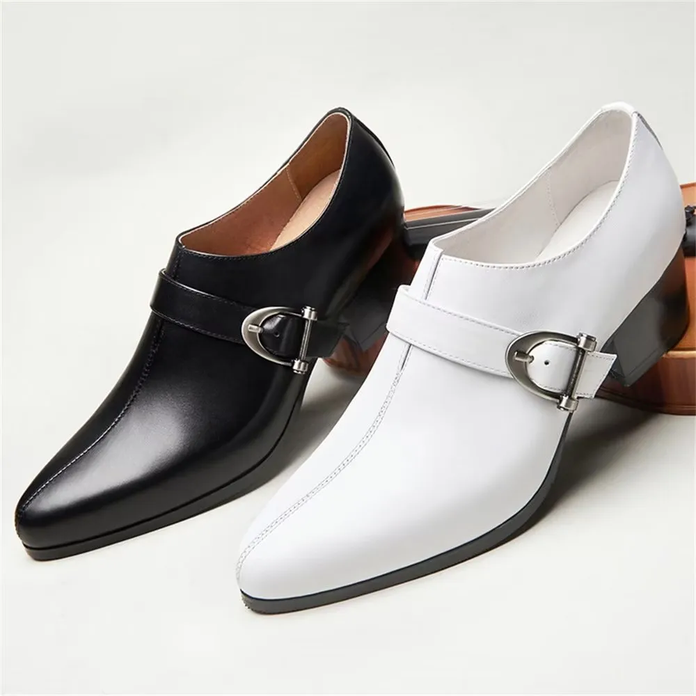 LuxePoint Exquisite Leather Monkstrap Dress Shoes