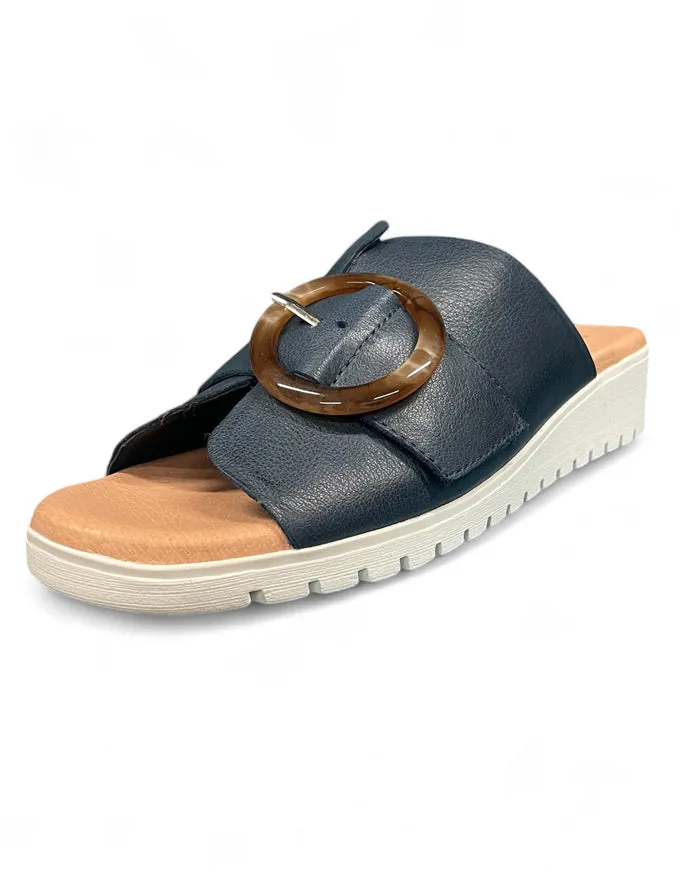 Madelle Sandal Navy-White