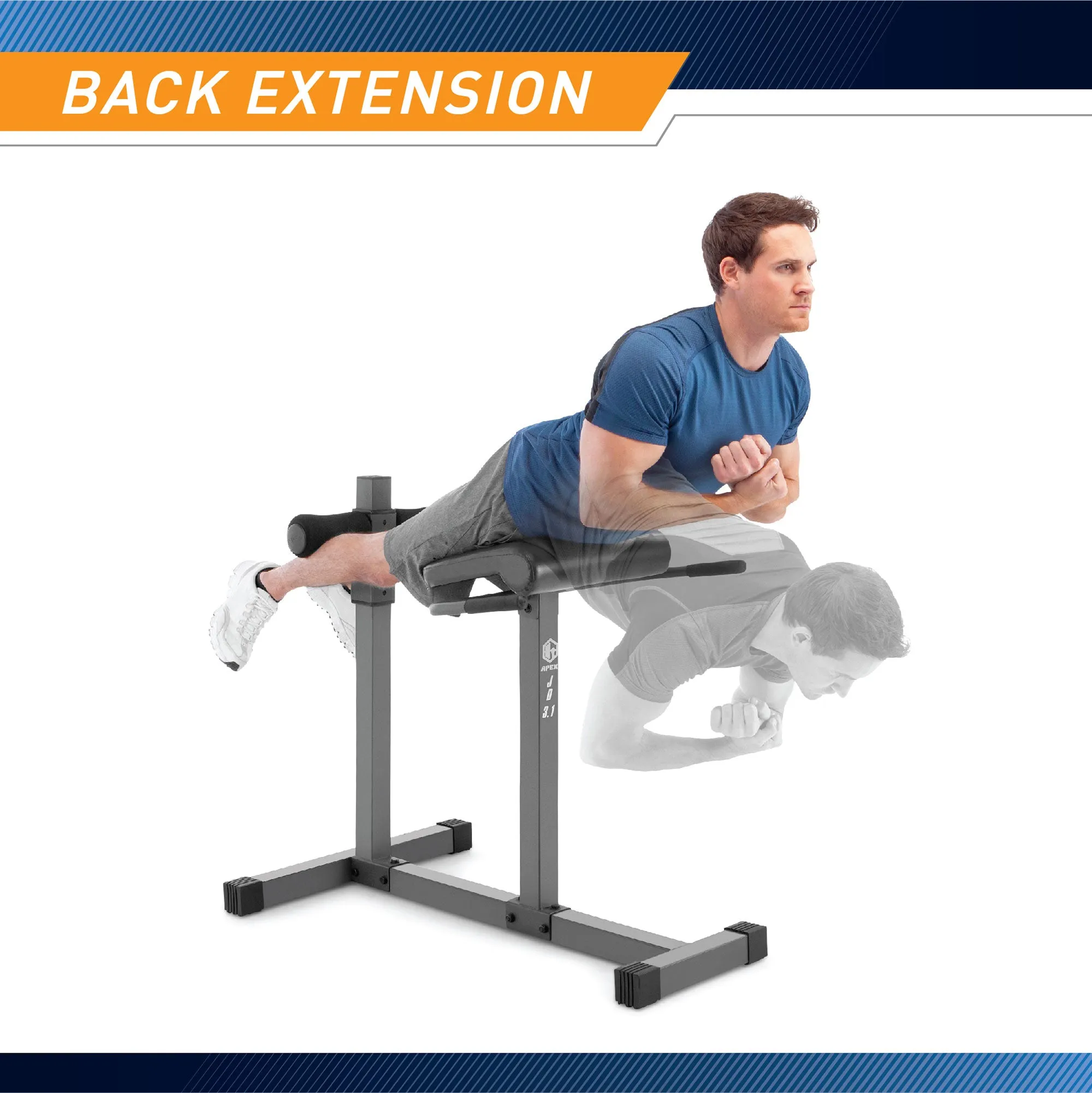 Marcy Roman Chair, Hyper Extension Bench | Marcy JD-3.1