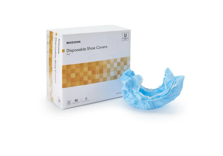 McKesson Shoe Cover - Non-Sterile, Blue