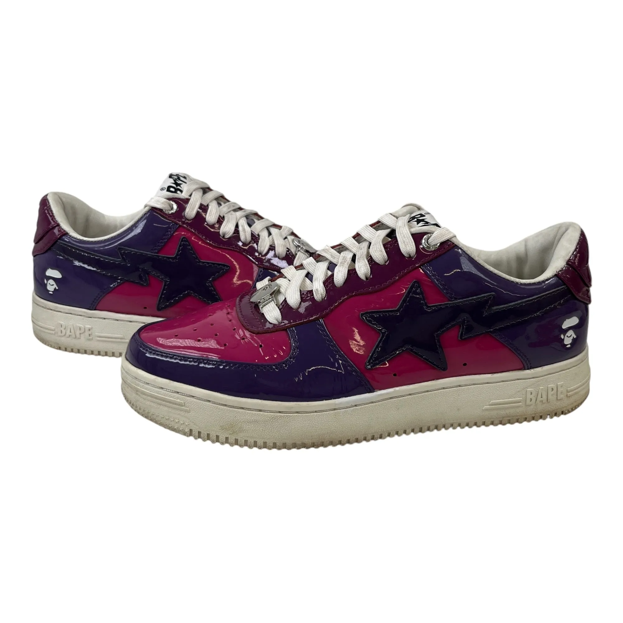 Men's Bape Sta Low Trainers Purple Size EU 40.5 / UK 6.5