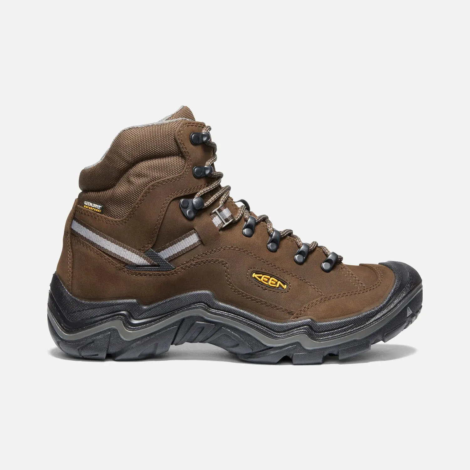 Men's Keen Durand II Waterproof Boot Color: Cascade Brown/ Gargoyle