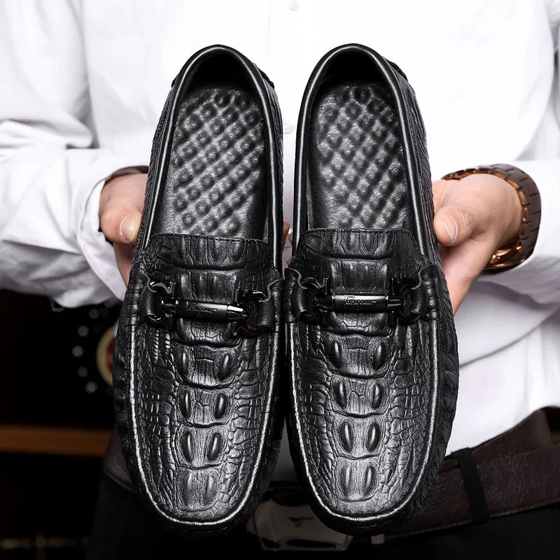 Men's Loafers Autumn Men's Leather Shoes Breathable