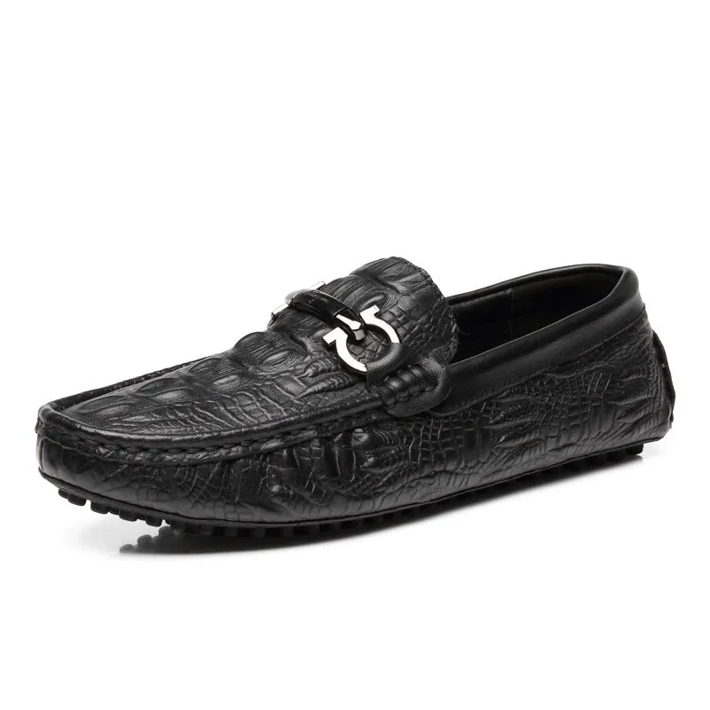 Men's Loafers Autumn Men's Leather Shoes Breathable